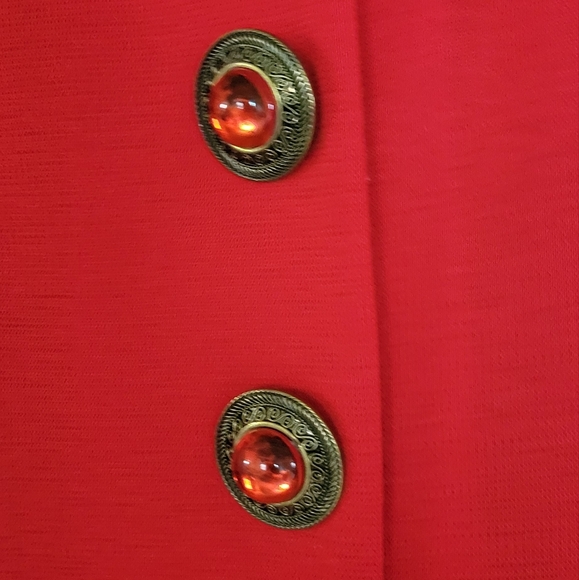 Positive Attitude Red dress stretchy style - Picture 7 of 12